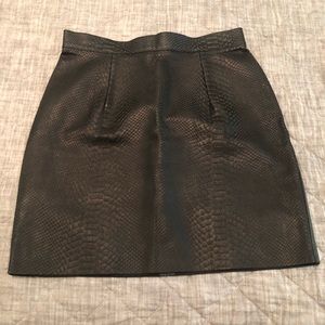 American Apparel Leather Skirt